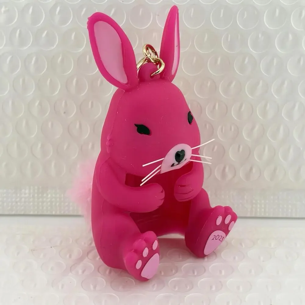 Bath & Body Works Pocketbac Hand Sanitizer Hand Gel Holder - Pink Rabbit Bunny